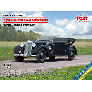 ICM Typ 320 (W142) Cabriolet - WWII German Staff Car - 1:35