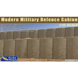 Gecko Models Gecko Models - Modern Military Defence Gabion ("Hesco-Barrier") - 1:35