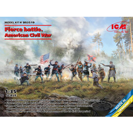 ICM ICM - Fierce battle. American Civil War Union Infantry. Set #2, Confederate Infantry. Set #2 - 1:35