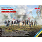 ICM Fierce battle. American Civil War Union Infantry. Set #2, Confederate Infantry. Set #2 - 1:35