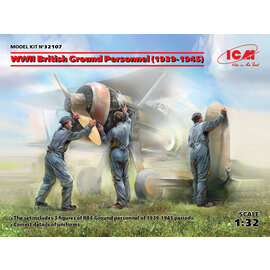 ICM ICM - WWII British / RAF Ground Personnel - 1:32