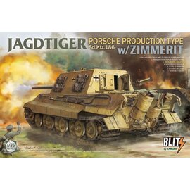 TAKOM TAKOM - Jagdtiger Sd.Kfz. 186 Porsche production type w/Zimmerit - 1:35