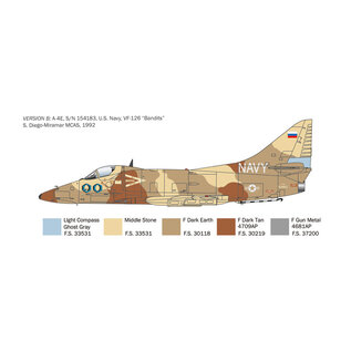 Italeri Douglas A-4E/F/G Skyhawk - 1:48