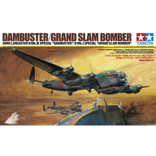 TAMIYA Tamiya - Dambuster/Grand Slam Bomber Avro Lancaster B Mk.III Special "Dambuster" / B Mk.I Special "Grand Slam Bomber" - 1:48