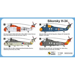 Mark I. Sikorsky H-34 "In Europe" - 1:144