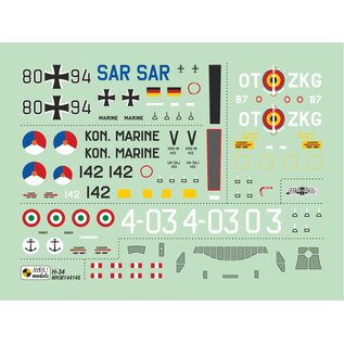 Mark I. Sikorsky H-34 "In Europe" - 1:144