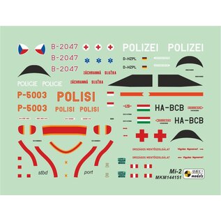 Mark I. Mil Mi-2 Hoplite "Police and Medical Service" - 1:144