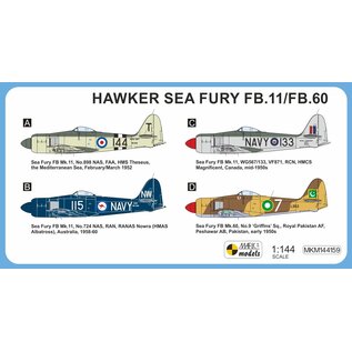 Mark I. Hawker Sea Fury FB.11 "Commonwealth Service" - 1:144