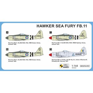Mark I. Hawker Sea Fury FB.11 "Far East" - 1:144