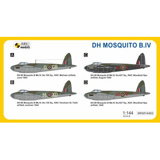 Mark I. DH Mosquito B.IV "Wooden Bomber" - 1:144