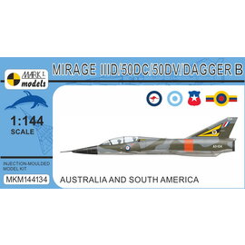 Mark I. Mark I. - Dassault Mirage IIID/50DC/50DV/Dagger B Two-seater ´"Australia & South America" - 1:144