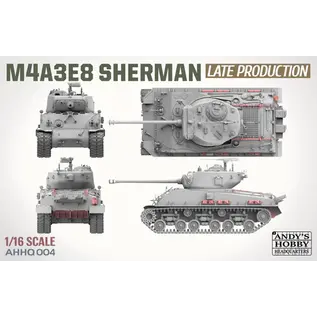 Andy's Hobby Headquarters M4A3E8 Sherman Late WWII / Korean War - 1:16