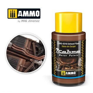 AMMO by MIG Cobra Motor Paints - Exhaust Pipes