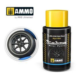 AMMO by MIG AMMO - Cobra Motor Paints - Matt Black