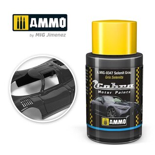 AMMO by MIG Cobra Motor Paints - Selenit Grau