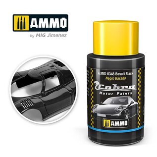 AMMO by MIG Cobra Motor Paints - Basalt Black