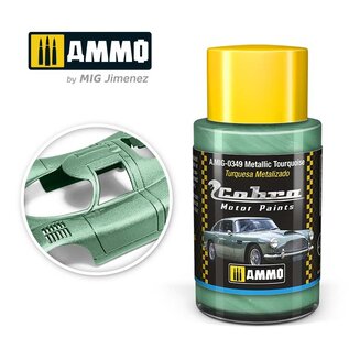 AMMO by MIG Cobra Motor Paints - Metallic Tourquoise