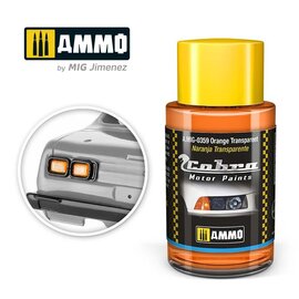 AMMO by MIG AMMO - Cobra Motor Paints - Orange Transparent