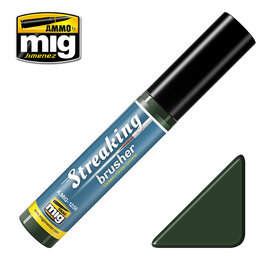 AMMO by MIG AMMO - Streaking Brusher - Green Grey Grime