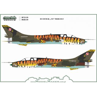 Modelmaker Decals Su-22UM-3K „707" Tiger 2017 - 1:48