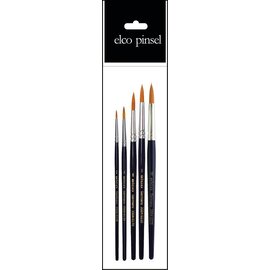 elco-Pinsel Elco - Set Aquarellpinsel, rund (5 Stck.)