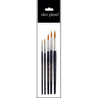 elco-Pinsel Set Aquarellpinsel, rund (5 Stck.)