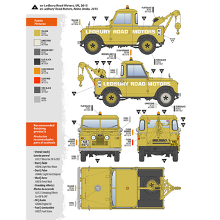 AK Interactive Land Rover 88 Series IIA Crane Tow Truck - 1:35