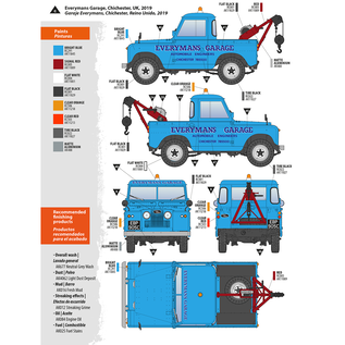 AK Interactive Land Rover 88 Series IIA Crane Tow Truck - 1:35