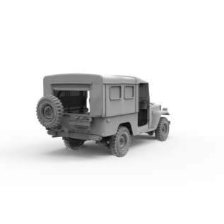 AK Interactive FJ43 SUV with Soft Top IDF & LAF - 1:35