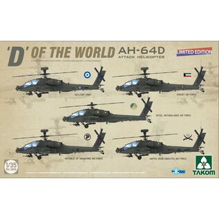 TAKOM Boeing AH-64D Apache Longbow - "D of the World" - Limited Edition - 1:35