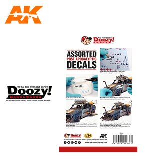 Doozy! Modelworks Assorted Post Apocalyptic Decals - 1:24