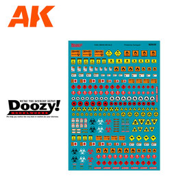 Doozy! Modelworks Doozy! - Assorted Fuel Signs Decals - 1:24