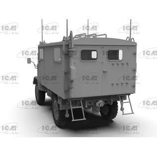 ICM Unimog S 404 German Military Radio Truck "Funk-Koffer" - 1:35
