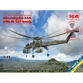 ICM Sikorsky CH-54A Tarhe with BLU-82/B "Daisy Cutter" bomb - 1:35