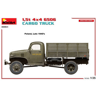 MiniArt 1,5t 4x4 G506 Cargo Truck - 1:35