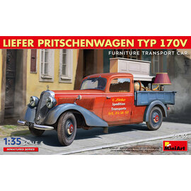 MiniArt MiniArt - Liefer Pritschenwagen Typ 170V - Furniture Transport Car - 1:35