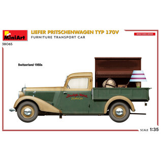 MiniArt Liefer Pritschenwagen Typ 170V - Furniture Transport Car - 1:35