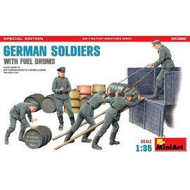 MiniArt MiniArt - German Soldiers with Fuel Drums - 1:35