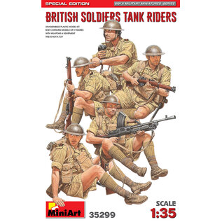 MiniArt British Soldiers Tank Riders - 1:35