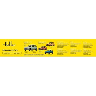 Heller Renault 4 TL/GTL - 1:24