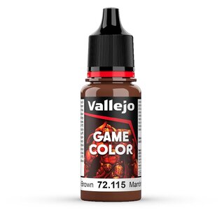 Vallejo Game Color - 115 Grunge Brown, 18ml