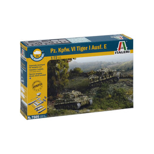 Italeri Pz.Kpfw. VI Tiger I Ausf. E - FAST ASSEMBLY - 1:72