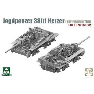 TAKOM Jagdpanzer 38(t) Hetzer Late Production With Full Interior - 1:35