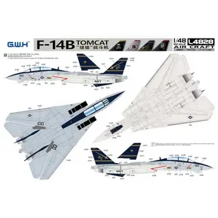 Great Wall Hobby  Grumman F-14B Tomcat - 1:48