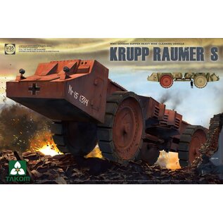 TAKOM Krupp Räumer S WWII German Super Heavy Mine Clearing Vehicle - 1:35