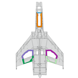 Eduard Eduard - F-4E Masks for Wheel Bays (MENG-Kit) - 1:48