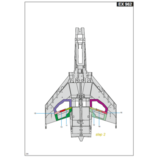 Eduard F-4E Masks for Wheel Bays (MENG-Kit) - 1:48