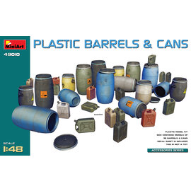 MiniArt MiniArt - Plastic Barrels and Cans - 1:48