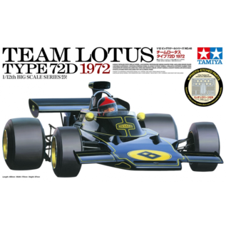 TAMIYA Team Lotus Type 72D 1972 m. PE-Teilen - 1:12