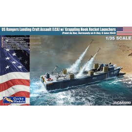 Gecko Models Gecko Models - Rangers Landing Craft Assault (LCA) w/Grappling Hook Rocket Launchers - 1:35